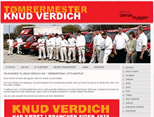 Tablet Screenshot of knudverdich.dk